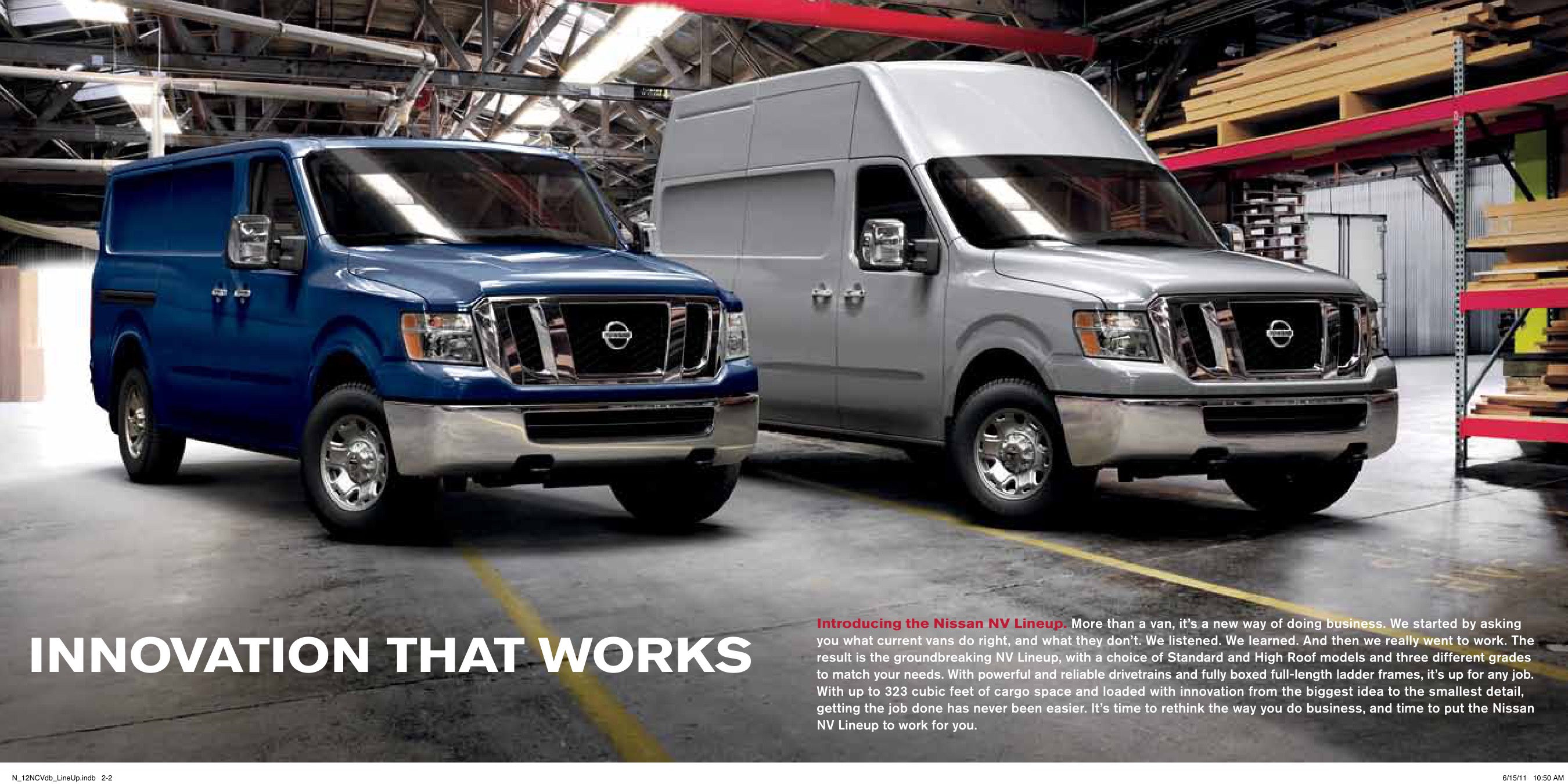 2012 Nissan NV Cargo Brochure Page 9